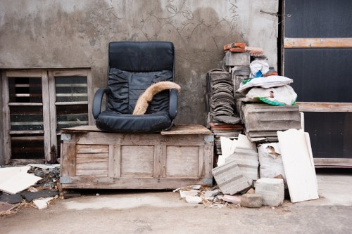 Professional rubbish clearance team in South London