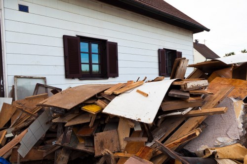 Proper disposal of garage clutter