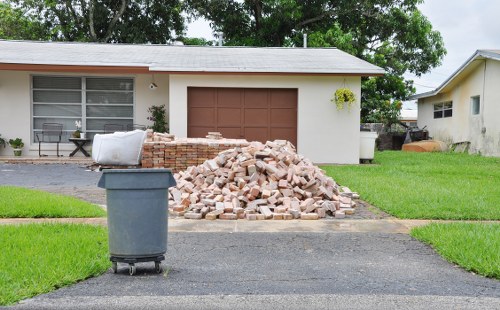 Eco-friendly disposal during garage clearance