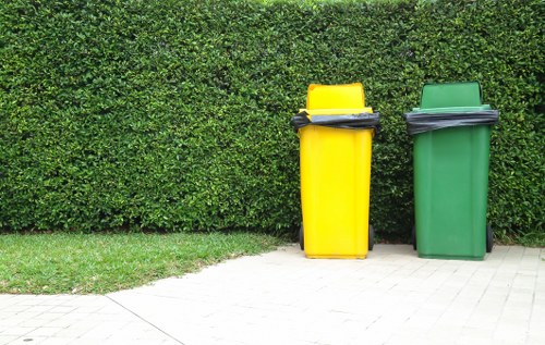 Different types of waste collected in South London