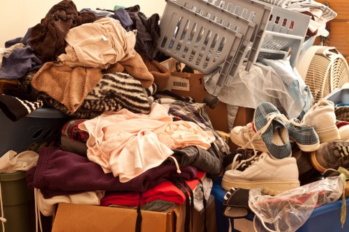 Professional team handling garage clearance in Brompton